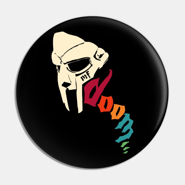 MF Doom Retro Pin by Rundown