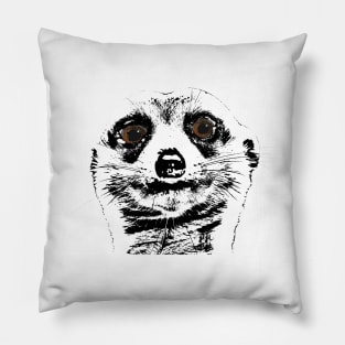 Meerkat bywhacky Pillow