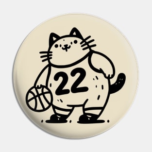 Basketball Meow : Cat-lin Clark Pin