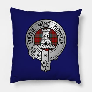 Clan MacLean Crest & Tartan Pillow