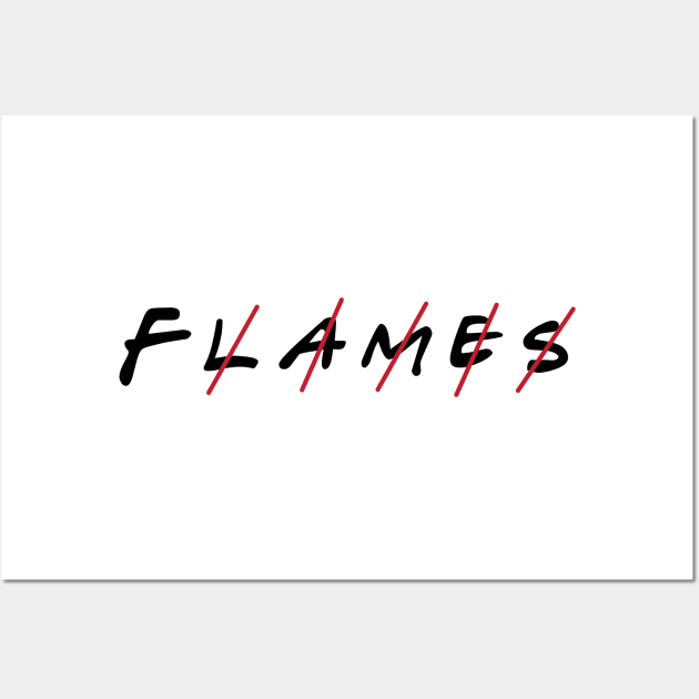 Flames Indian 90s kids friendship design | Art Board Print