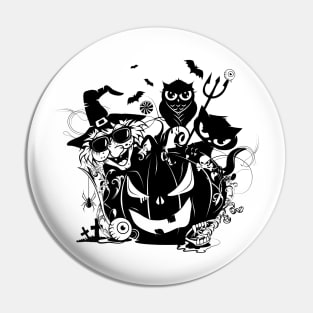 Creepy Halloween journeymen Pin