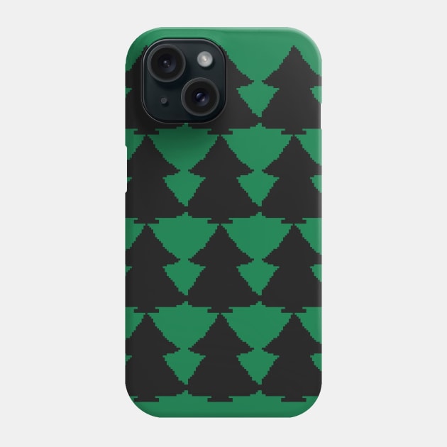 Christmas tree pattern lovers Phone Case by Xatutik-Art