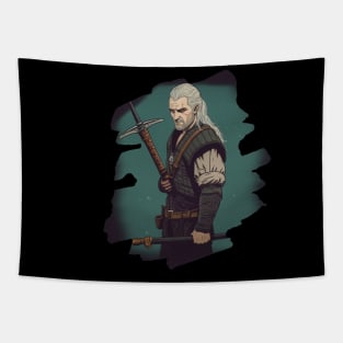 The Witcher Sumi-e Tapestry