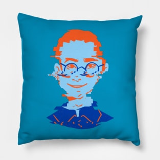 Max the Young Man Who Wear Glasses Pillow