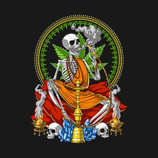 Skeleton Stoner Buddha T-Shirt