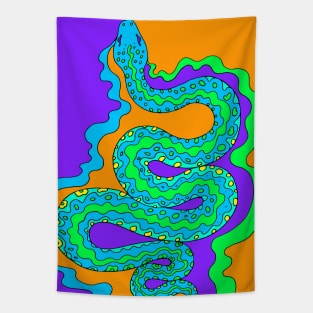 Groovy Snake Tapestry