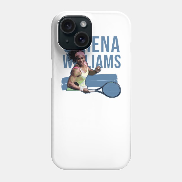 women tennis player - Serena Williams Phone Case by NelsonPR