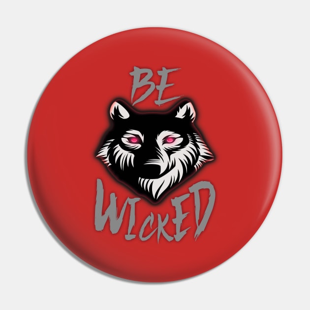 Bloody wolf Pin by focusLBdesigns