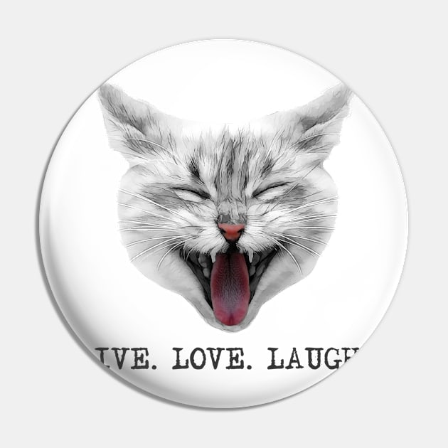 Laughing cat Pin by funfun