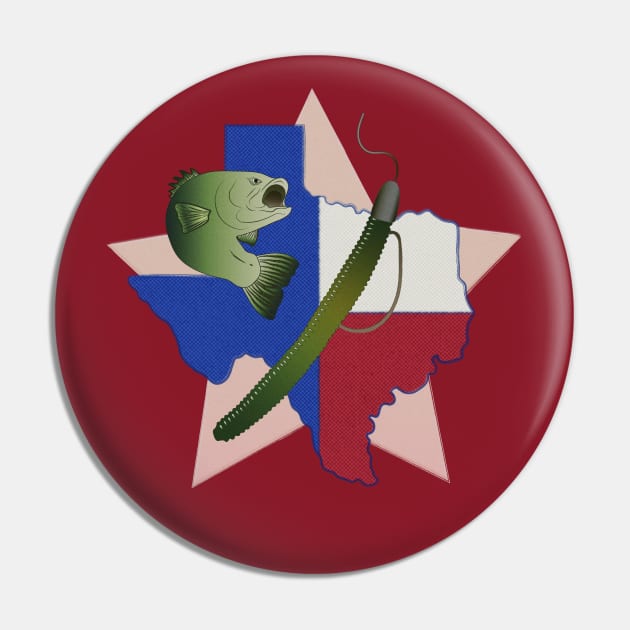 Everything's Bigger In Texas Rig Pin by Spatium Natura