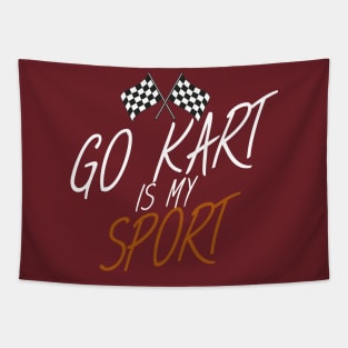 Go kart is my sport Tapestry