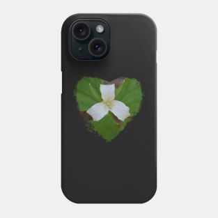 Trillium Heart Phone Case