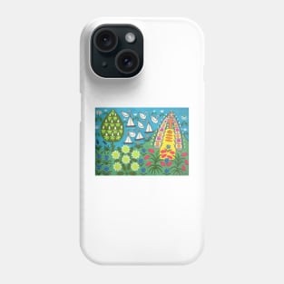 Maria Primachenko - dear taras hryhorovych whatever you see here is yours 1982 Phone Case