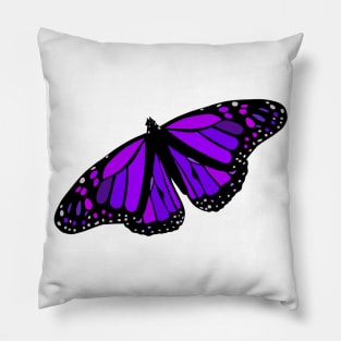 Purple butterfly emoji epilepsy awareness sticker Pillow