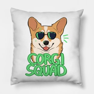 CORGI SQUAD (red) Pillow