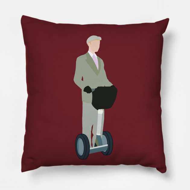 niles crane on his segway Pillow by aluap1006