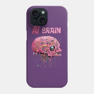 AI Brain Phone Case