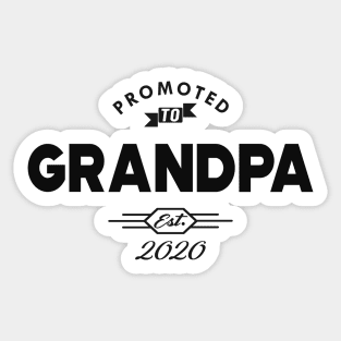 Decal Stickers of Promoted to Grandpa 4 Inch Premium -  Denmark