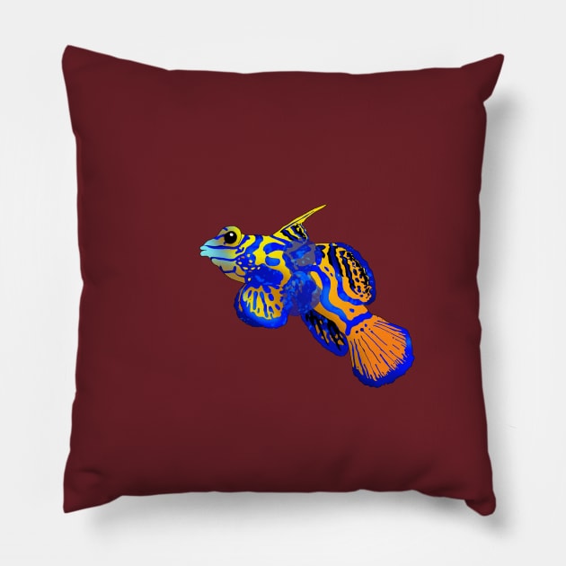 Mandarin Goby Pillow by Moopichino