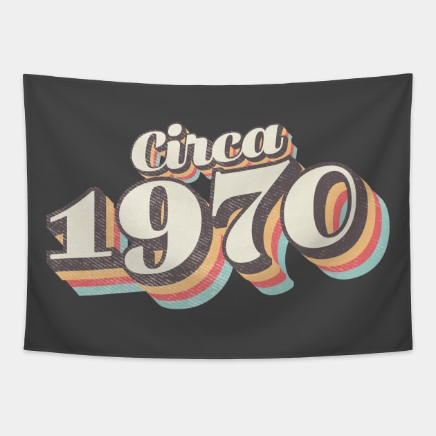 circa 1970 birthday year Tapestry by Vin Zzep