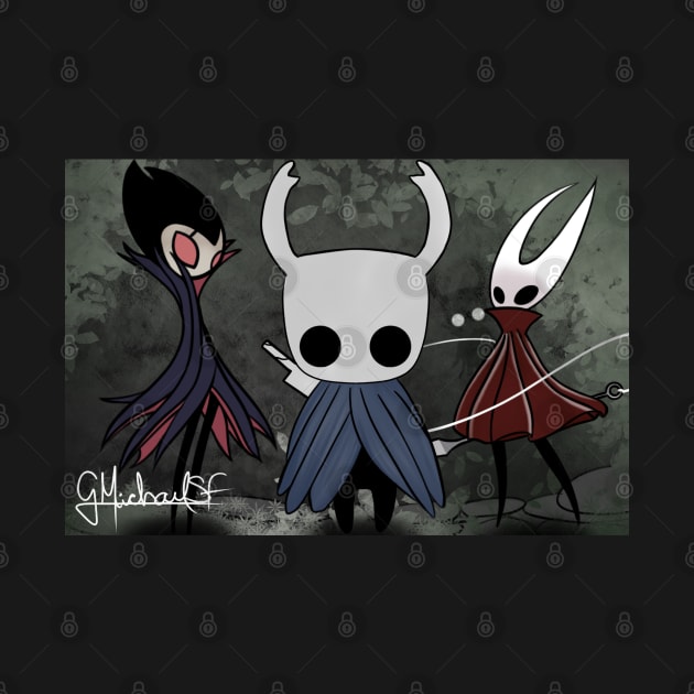 Hollow Knight, Hornet, Grimm (Fan Art) by GMICHAELSF