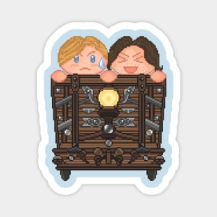 Resident Evil 4 Remake Pixel Art Magnet