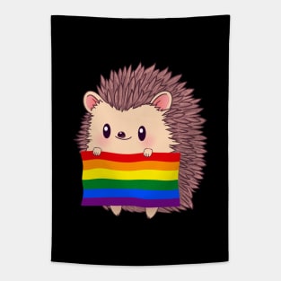 Hedgehog LGBTQ+ Pride Tapestry