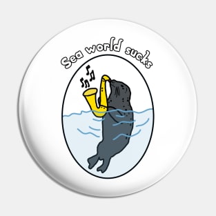 Sea world sucks seal world Pin
