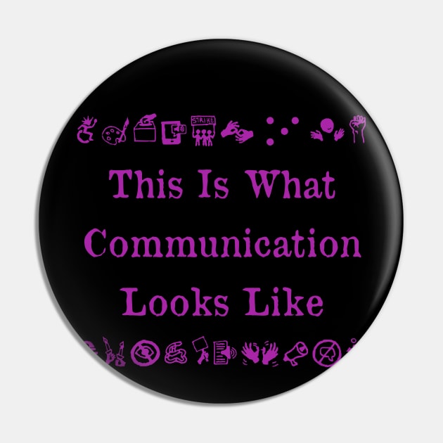 Nonverbal Communication Pin by LondonAutisticsStandingTogether