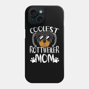 Glasses Coolest Rottweiler Dog Mom Phone Case