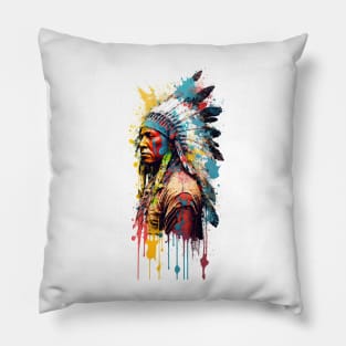 Wooden Indian Pillow