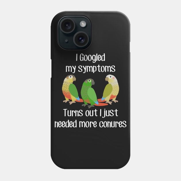 Need Greencheek Conures Phone Case by Psitta