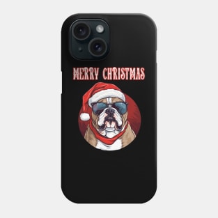 French Bulldog Lover Merry Christmas Santa Dog Breed Hat Phone Case