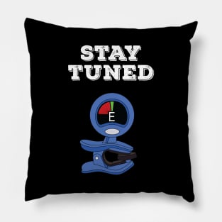 Stay Tuned Blue Clip-On Tuner Pillow