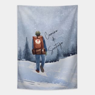 Camino de Santiago Winter Tapestry