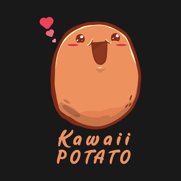 Discover Kawaii Potato Anime - Kawaii Potato - T-Shirt