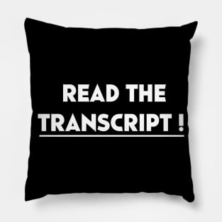 Read the transcript Pillow