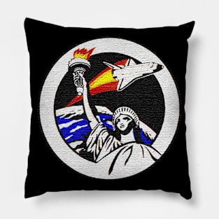 Black Panther Art - NASA Space Badge 98 Pillow