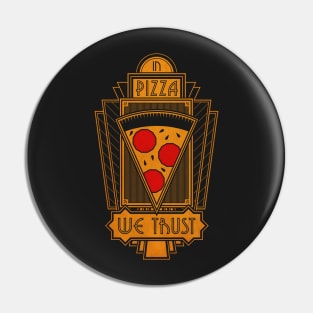 Art-Deco Pizza Pin