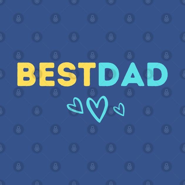 BEST DAD GIFT FOR FATHER'S DAY GIFT DAD LOVE HEART by Mirai Designs