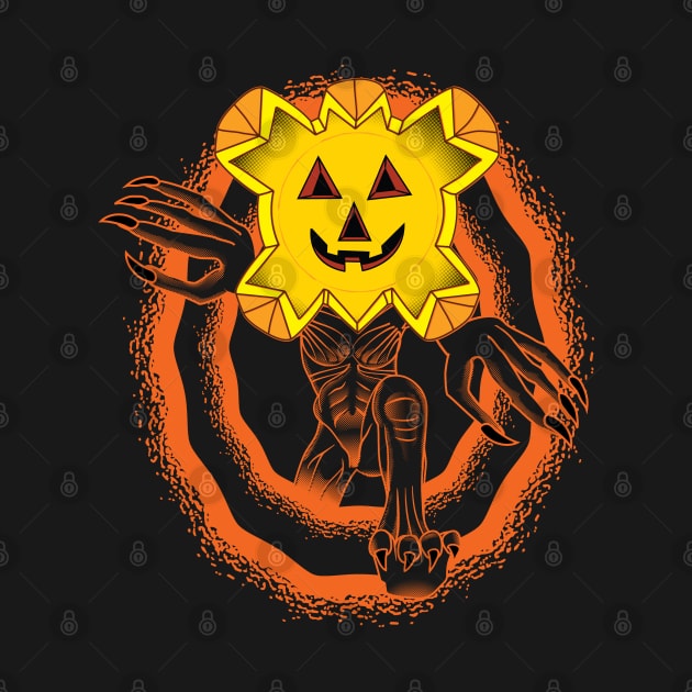 Halloween Pumpkin Monster by atomguy