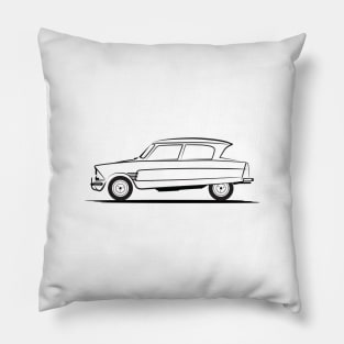 Citroen Ami 6, Ami 8 Black Pillow