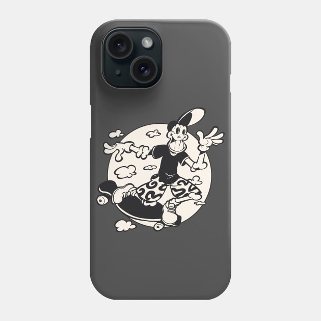 SportySkull - Longboard Phone Case by TomiAx