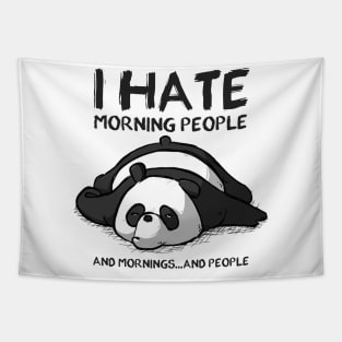 I Hate Morning People Tapestry