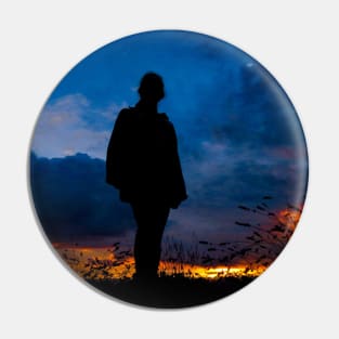 Sunset landscape Pin