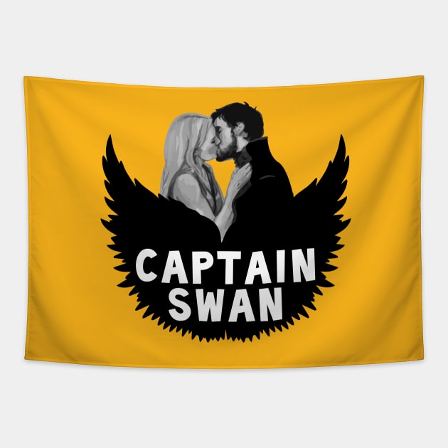 Captain Swan Tapestry by vancityfilming