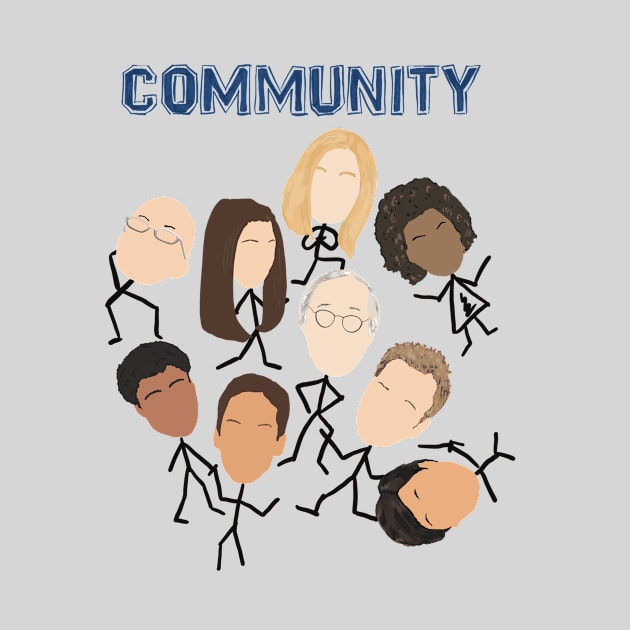 Community TV characters by logoarts