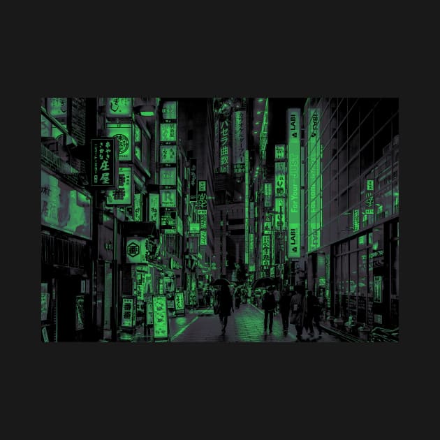 Shinjuku Nights Green Recolor by emiliapapaya