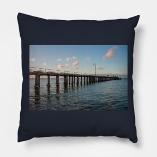 Dromana Pier, Dromana, Mornington Peninsula, Victoria, Australia Pillow